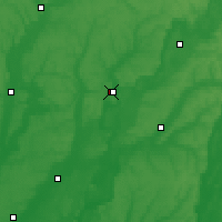 Nearby Forecast Locations - Hadiach - Map