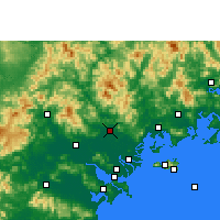 Nearby Forecast Locations - Chaozhou - Map