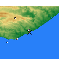 Nearby Forecast Locations - Port Alfred - Map